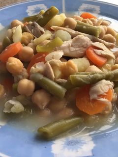 Una foto de Cocido de garbanzos