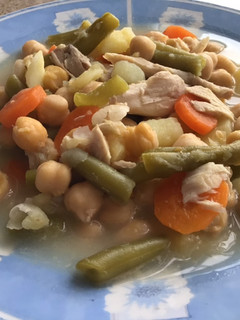 Una foto de Cocido de garbanzos