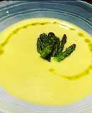 Crema de espárragos trigueros sin lactosa