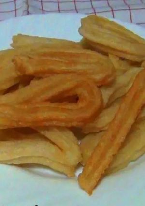 Zdjęcie przepisu Churros - łatwy przepis z hiszpańskiego Cookpada.