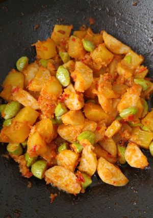 Foto resep Balado ketang bakso ikan