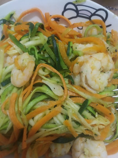 Una foto de Spaghetti de calabacín