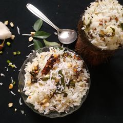 Coconut rice A picture of Coconut rice.