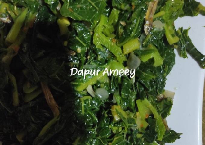 Langkah Mudah untuk Membuat Tumis daun pepaya teri Anti Gagal