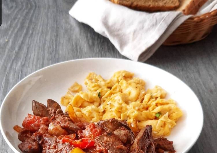 Step-by-Step Guide to Make Perfect Grandma&#39;s breakfast chicken livers