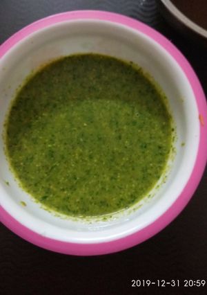 A picture of Palak Soup.