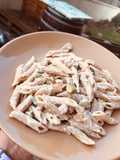 Penne integrali con asparagi
