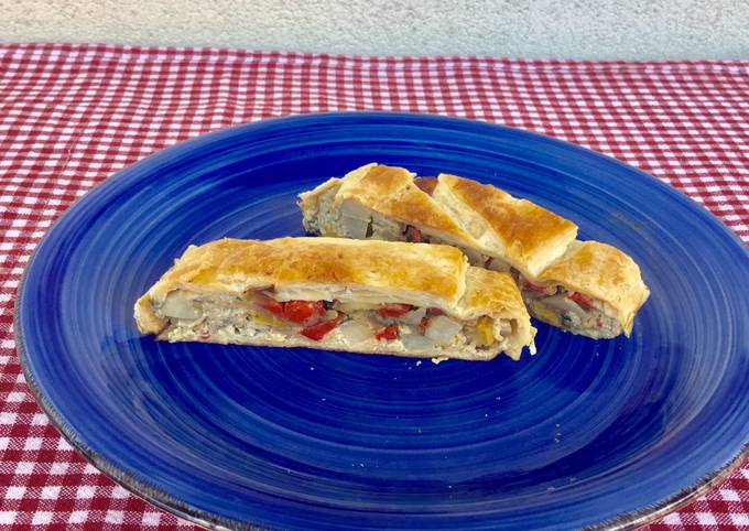 Ricetta di Premiato Strudel Salato di verdure (ricetta svuotafrigo)
