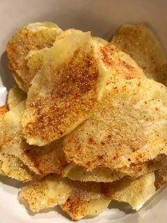 Una foto de Patatas campesinas sin aceite - versión microondas