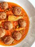 🌱Albóndigas de lentejas a la jardinera🌱