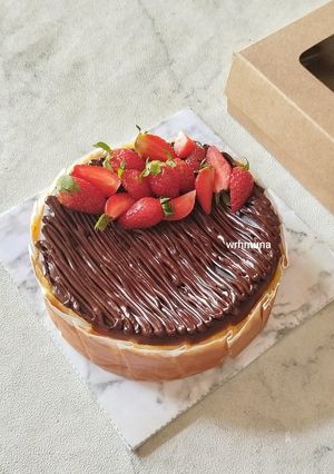 Foto resep Basque Burnt Cheesecake