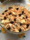 Ensalada de repollo (col) y zanahoria