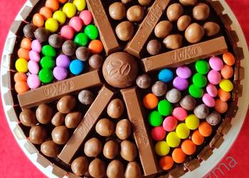 Easy Recipe Kit Kat Cake Delicious Simple