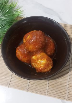 Foto resep Telur Bulat Balado