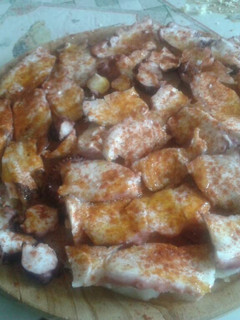 Una foto de Pulpo a la gallega