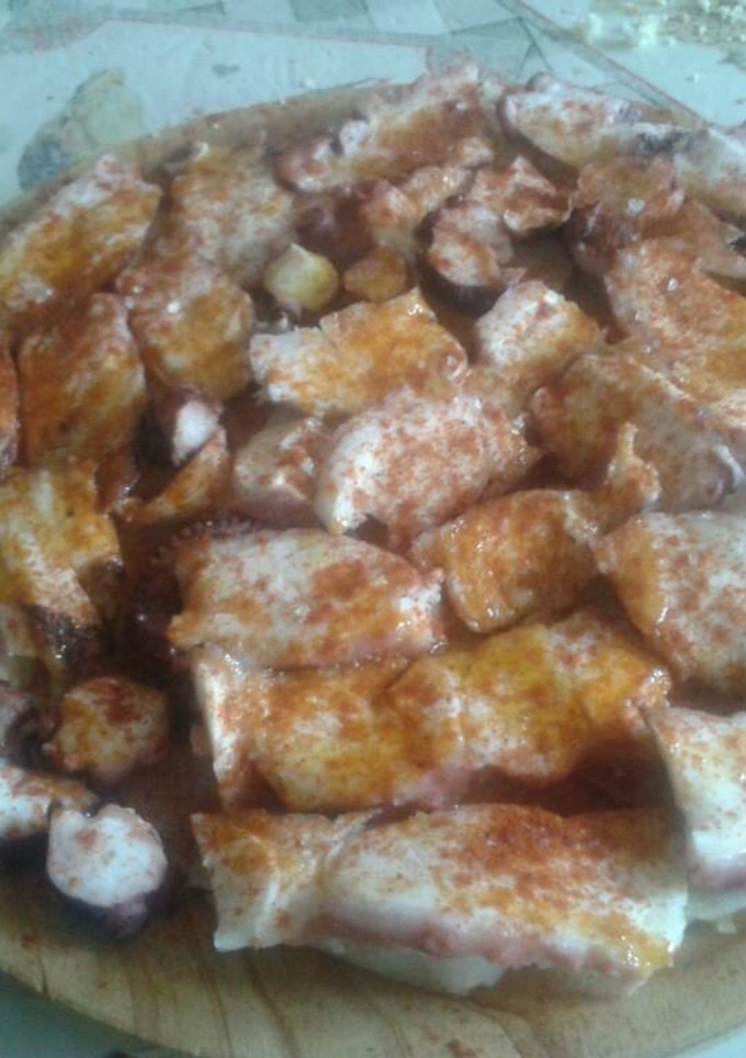 Una foto de Pulpo a la gallega