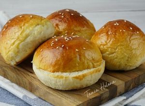 Foto resep Burger Buns Tanpa Ulen, Dengan Margarin, Tanpa Telur