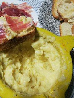 Una foto de Ajo patata