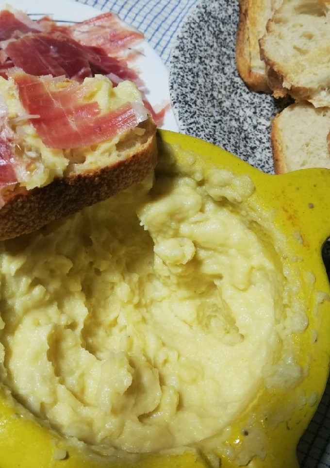 Una foto de Ajo patata