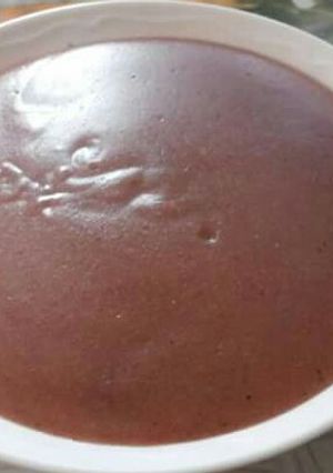 A picture of Sour porridge of a mixture of millet, sorghum and ground nuts.