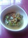 Sayur terong kacang merah
