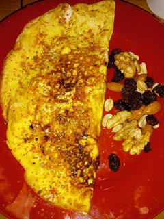 Una foto de Desayuno Fit! De omelette y frutas secas