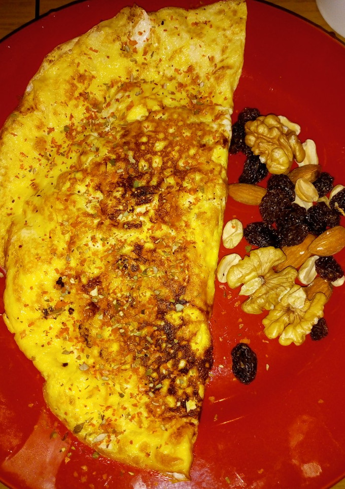 Una foto de Desayuno Fit! De omelette y frutas secas