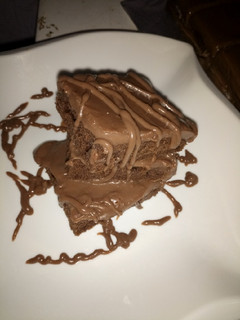 Chocolate fudgy Brownie ainihin hoton girkin