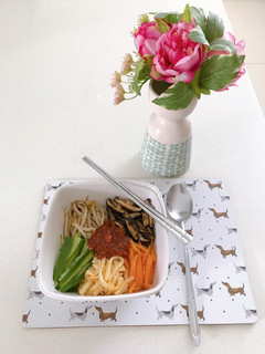 素韓式拌飯 的食譜成品照片