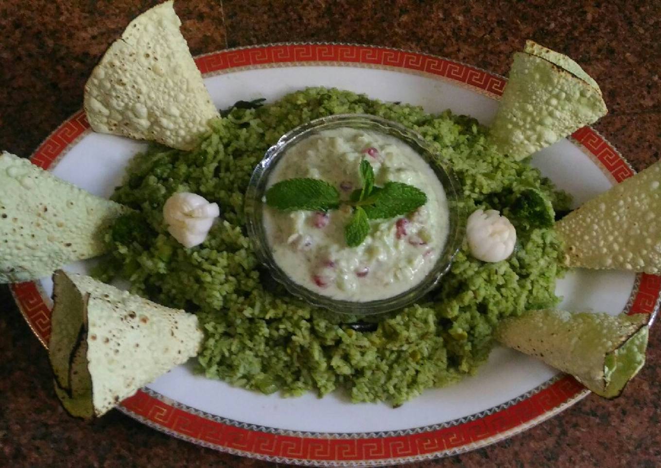 Hariyali Veg Biryani