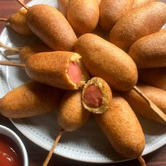 A picture of Mini Corn Dogs.