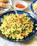 Bắp Xào Tôm Khô Hành Lá