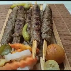 A picture of Turkish kabab.