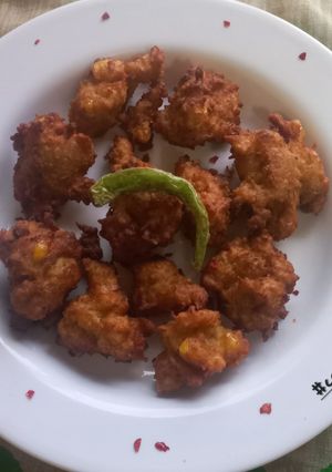 A picture of Monsoon Special Corn Pakoda.