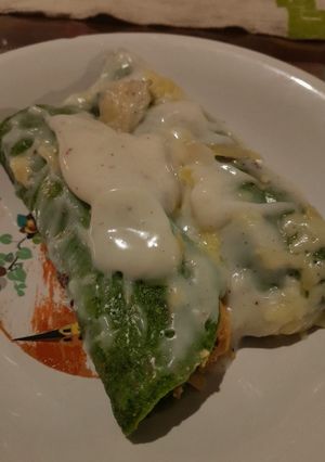 Una foto de Canelones de espinaca rellenos de pollo, ricota, espinaca (SIN TACC)