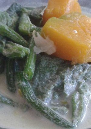 Foto resep Gangan Pucuk Waluh / Sayur Santan daun Pucuk Labu