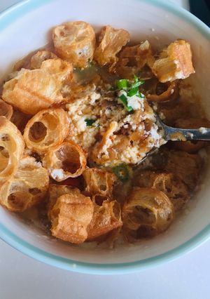 鹹豆漿 的食譜成品照片