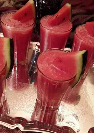 صورة لوصفة سلاش بطيخ 🍉🍉