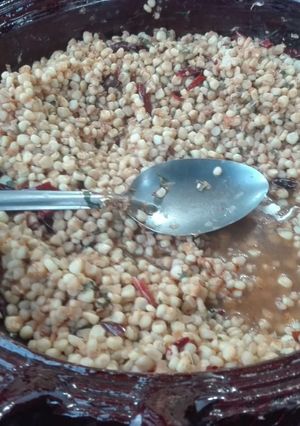 Una foto de Esquites en cazuela