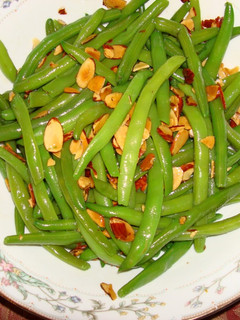 A picture of String beans almondine.