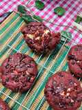 Red Velvet Cheesecake Oat Berry Cookies