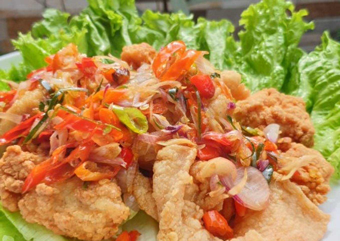 Chicken fillet sambal matah