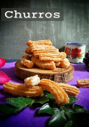 Foto resep ×× Churros (satu telur, tanpa mixer)