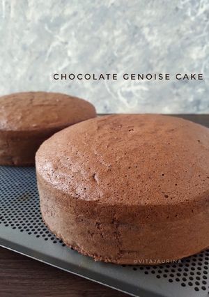 Foto resep Chocolate Genoise Cake