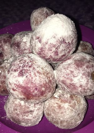 Foto resep Donat ubi ungu isi cokelat cadburry