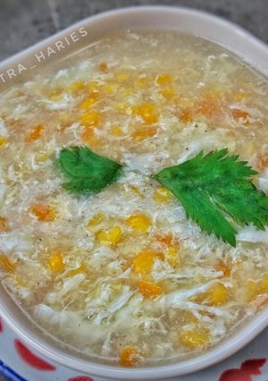 Foto resep Sup Jagung Telur
