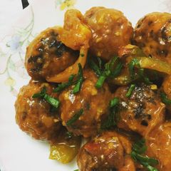 A picture of Masala Oats Manchurian.