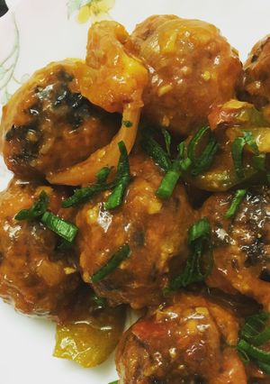 A picture of Masala Oats Manchurian.