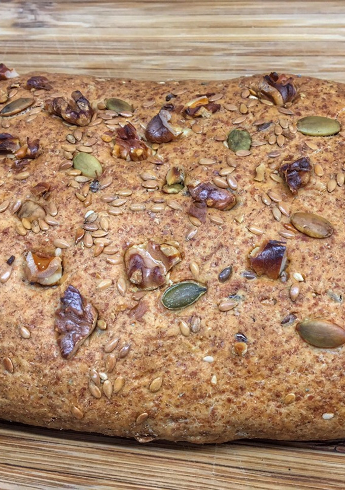 Una foto de Pan de espelta 100% y semillas
