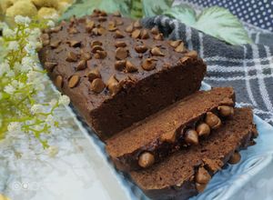 Foto resep Chocolate Chickpea Flour Banana Bread (vegan, grain free)
